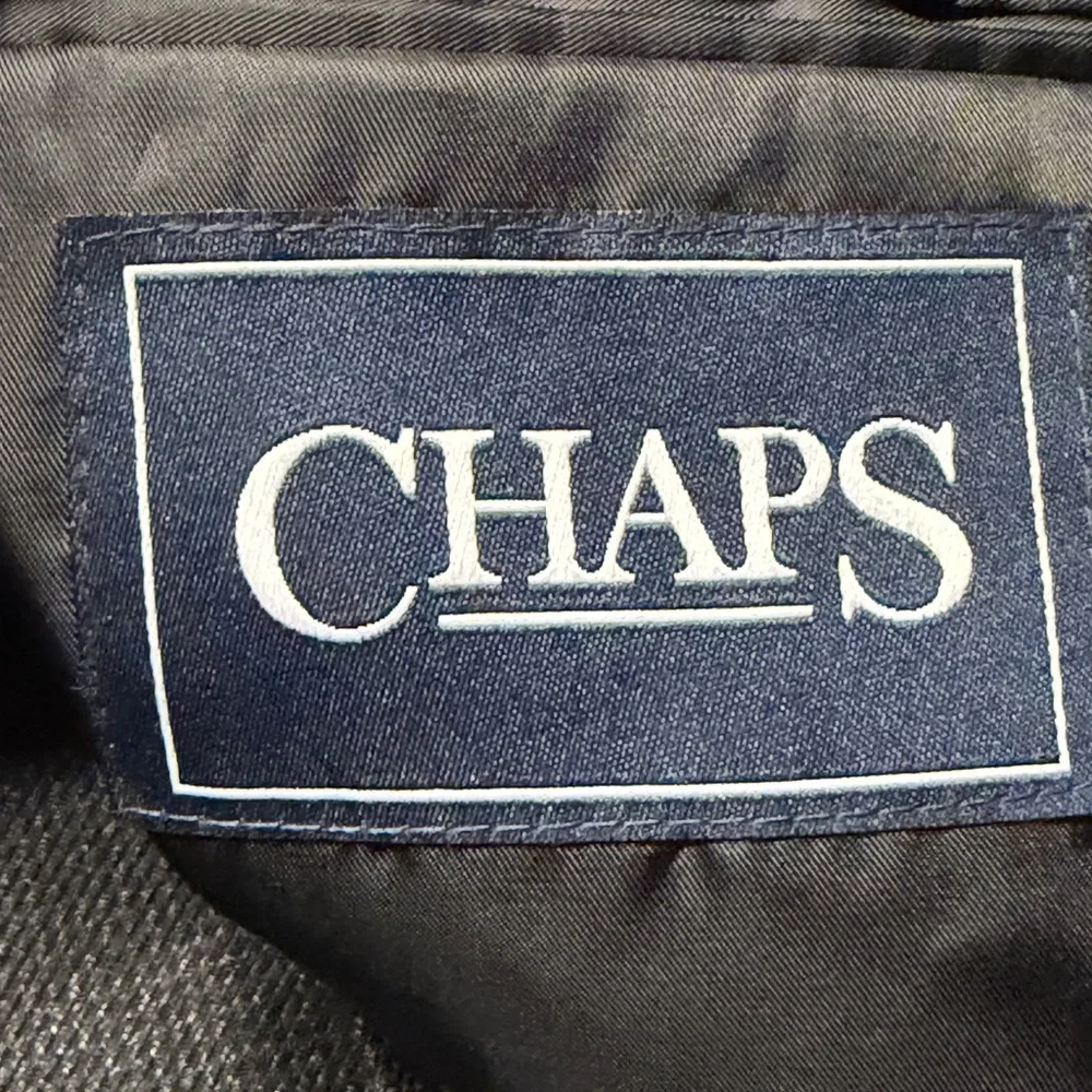 Chaps Men's Dark Charcoal Two-Button Sport‎ Coat